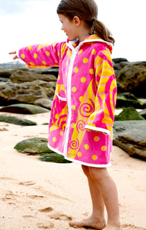 Childrens Beach Robes, Beach Robes and Swim Parkas